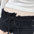 651 #   2024 New Summer European and American Fashion Sexy Low-Waist Ripped Women's Denim Shorts Hot Pants Jeans