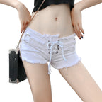 651 #   2024 New Summer European and American Fashion Sexy Low-Waist Ripped Women's Denim Shorts Hot Pants Jeans